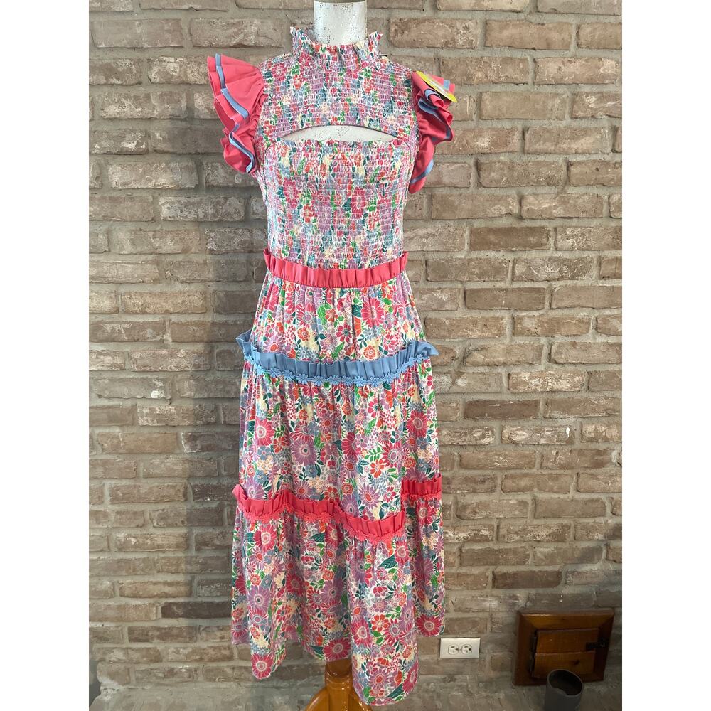 NWT Alden Adair Stella Dress - Happy Daze Sz XL Sold in high end boutiques. - Picture 3 of 11